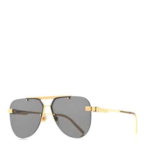 LOUIS VUITTON Metal LV Ash Sunglasses Z1261W Gold.